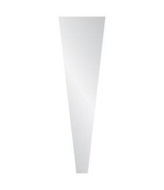 Sleeves for Single Rose | Colour: Transparent | Height 65 centimetres | Length 13.5 centimetres | Width 3 centimetres | Per 50 sleeves