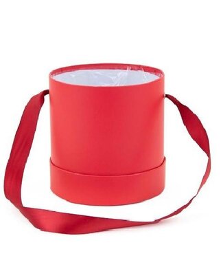 4A Buchhalter „Hutschachtel“ Mono | Farbe: Rot | Durchmesser 12 Zentimeter | Höhe 12 Zentimeter | Pro 6 Buchhalter