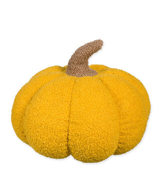 4A Décoration de Citrouille Teddy | Couleur : Jaune | Diamètre 35 centimètres | Par citrouille