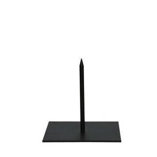 4A Fleuriste Support en Fer avec épingle | Couleur : Noir | Longueur 12 centimètres | Largeur 12 centimètres | Hauteur 12 centimètres | Par support