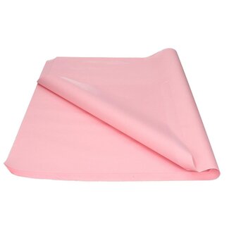 4A Zijde Papier Vel | Kleur: Lichtroze | Lengte 50 centimeter | Breedte 75 centimeter | 17 gram/m2 | Per 480 vellen