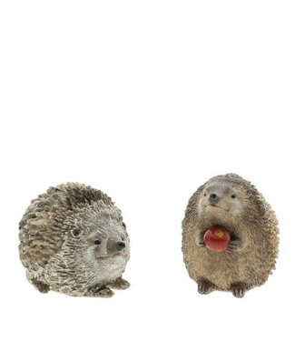 4A Herbst Igel Sortiment Dekoration | Farbe: Gemischte Farben | Durchmesser 7 Zentimeter | Höhe 8 Zentimeter | Pro 6 Igel