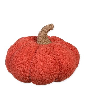 4A Teddy Pumpkin Decoration | Colour: Orange | Diameter 35 centimetres | Per pumpkin