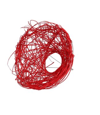 4A Boekethouder “Woody” | Kleur: Rood | Diameter 25 centimeter | Per 10 boekethouders