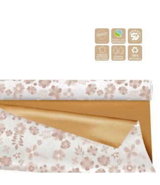 4A Folie auf Rolle „Rica“ | Farbe: Goldfarben | Breite 80 Zentimeter | Länge 25 Meter | Pro Rolle