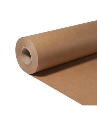 4A Papier auf Rolle | Farbe: Braun | Breite 50 Zentimeter | 50 Gramm/m2 | Gewicht 5 Kilo | Pro Rolle