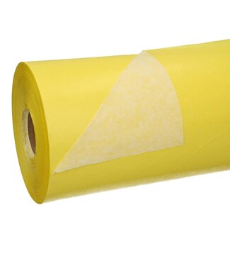 4A Papier en rouleau | Couleur : Jaune | Largeur 50 centimètres | 40 grammes/m2 | Poids 7,5 kilos | Par rouleau