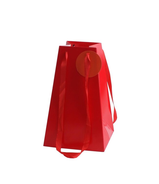 Sacs “Bano” | Couleur : Rouge | Longueur 10 - 17 centimètres | Largeur 10 - 17 centimètres | Hauteur 27 centimètres | Par 10 sacs