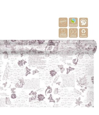 4A Folie op rol “Romance” | Kleur: Lila | Breedte 80 centimeter | Lengte 100 meter | Per rol