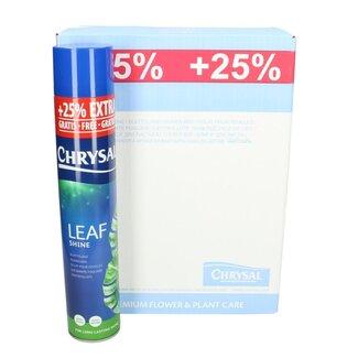4A Chrysal Leaf Shine Care | Contents 750 millilitres | Per 12 spray cans