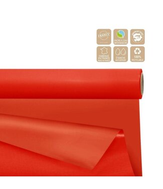 4A Beidseitig matte Folie auf Rolle Universal | Farbe: Rot | Breite 80 Zentimeter | Länge 40 Meter | Pro Rolle