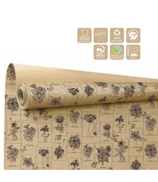 4A Papier op rol “Curiosity” | Kleur: Zwart | Breedte 80 centimeter | Lengte 40 meter | Per rol