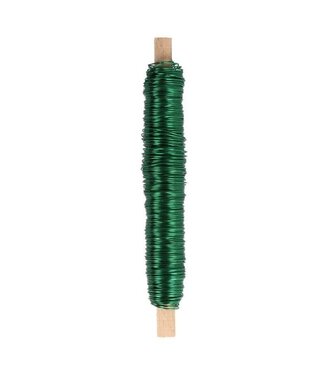 4A Metallic Wire | Colour: Green | Diameter 0.5 millimetre | Per 100 grams