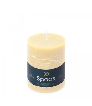4A Rustic Pillar Candle | Colour: Cream | Diameter 8 centimetres | Height 11 centimetres | Per 6 candles