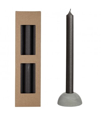 4A Bougie “Bliss” | Couleur : Noir | Diamètre 2,2 centimètres | Longueur 25 centimètres | Par 3 bougies