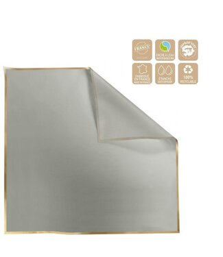 4A Folie Vel “Cachotier” | Couleur : Gris | Largeur 70 centimètres | Longueur 70 centimètres | Par 100 feuilles