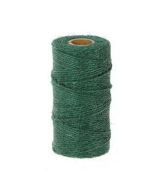 4A Jute Twine | Colour: Dark Green | Diameter 2 millimetres | Length 100 metres | Per roll