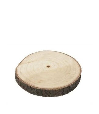 4A Décoration sèche Disque de bois Apollonia | Couleur : Marron | Diamètre 30 centimètres | Par disque de bois