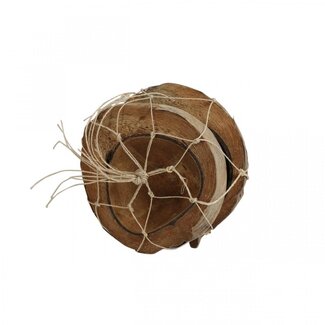 4A Dried Decoration Coconut Half | Colour: Brown | Diameter 20 centimetres | Per 2 halves