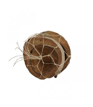 4A Dried Decoration Coconut Half | Colour: Brown | Diameter 20 centimetres | Per 2 halves