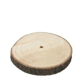 4A Dried Decoration Wood Slice Apollonia | Colour: Brown | Diameter 40 centimetres | Per wood slice