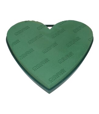 4A Oasis Naylorbase Heart | Colour: Green | Diameter 43 centimetres | Per 2 hearts