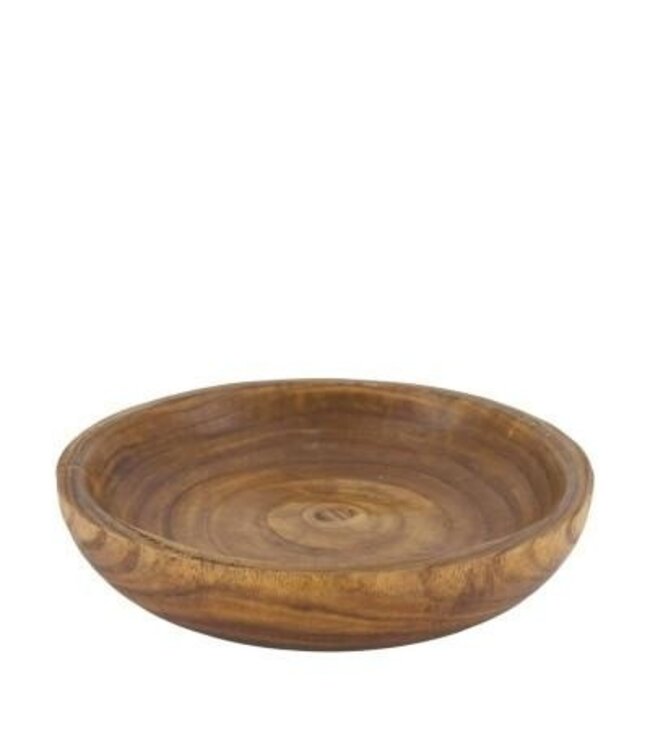 Wooden Bowl "Paulownia" | Colour: Brown | Diameter 35 centimetres | Height 7 centimetres | Per bowl