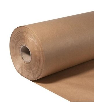 4A Papier en rouleau | Couleur : Brun | Largeur 75 centimètres | 50 grammes/m2 | Poids 7,5 kilos | Par rouleau