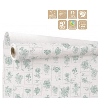 4A Paper on roll “Curiosity” | Colour: Green | Width 80 centimetres | Length 40 metres | Per roll