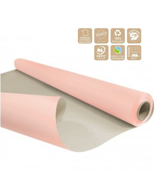 4A Two-Sided Paper on Roll “Duo” | Colour: Pink | Width 80 centimetres | Length 40 metres | Per roll