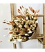 Bouquet of dried flowers Shades of Salmon | Length ± 60 centimetres | With salmon-coloured dried flowers