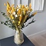 Bouquet de fleurs séchées Touch of Citrus | Longueur ± 65 centimètres | Bouquet lié à la main