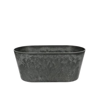 4A Kunststoff Melamin Blumenkasten Pflanzkasten | Farbe: Grau | Länge 27 Zentimeter | Breite 15 Zentimeter | Höhe 11 Zentimeter | Pro 12 Kästen