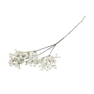 4A Schleierkraut Kunstblume | Farbe: Naturweiß | Gypsophila Kunstblumen | Länge ± 68 Zentimeter | Pro 6 Kunstblumen