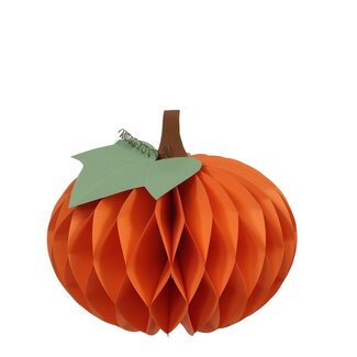 4A Décoration Citrouille en Papier | Couleur : Orange | Hauteur 16,5 centimètres | Largeur 20 centimètres | Par citrouille