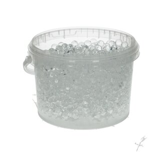 4A Garnering Decogel Pearls | Colour: Transparent | Diameter 9 millimetres | Per 2.5 litres