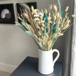 MyFlowers Trockenblumenstrauß Zanzibar von Sylvana | Länge ± 65 Zentimeter | Handgebundener Strauß