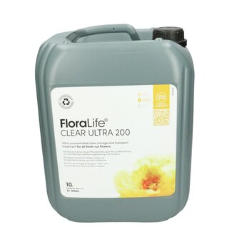 4A Oasis Floralife Ultra 200 Clear Food | Contents 10 litres | Per jerrycan