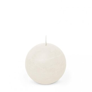 4A Rustic Pillar Candle | Colour: Natural White | Diameter 8 centimetres | Per 6 candles