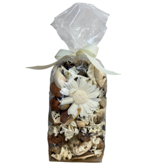 Casa Alegria Rustic Vanille droogbloemen potpourri | Hoogte 20 centimeter | Gewicht 200 gram