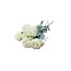 White Ranunculus | Ranunculus or Buttercup artificial flowers | Length ± 50 centimetres | With 3 flowers per stem