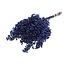 Donkerblauw Schinus - Peperbessen droogdecoratie | Lengte ± 35 centimeter | Gewicht ± 150 gram