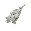 White bleached Lunaria dried flowers | Length ± 65 centimetres | Weight ± 50 grams