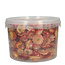 Koppen Roze Helichrysum - Strobloemen | In hersluitbare emmer | Gewicht ± 100 gram