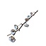 Branches de coton naturelles | 6 - 7 boules de coton blanches par branche | ± Longueur 55 centimètres