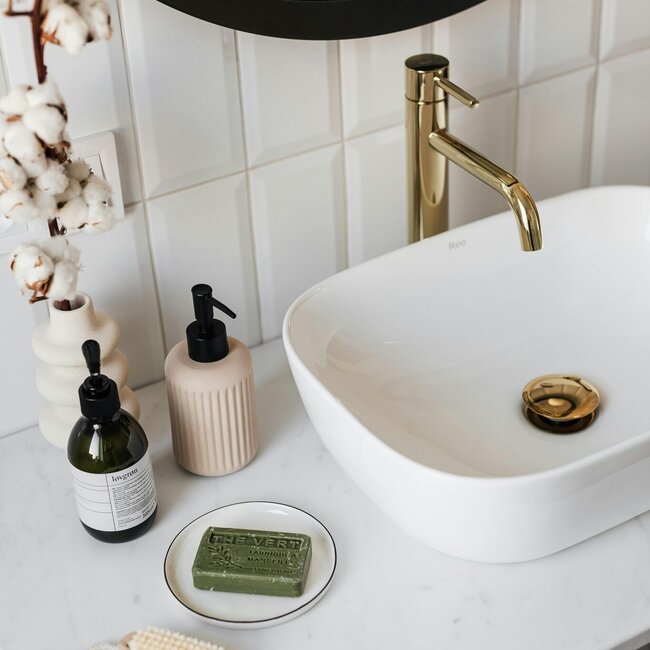 Naturelle katoentakken | 4 - 5 witte katoenbollen per tak | ± Lengte 45 centimeter