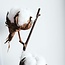 Natural cotton branches | 4 - 5 white cotton bolls per branch | ± Length 45 centimetres