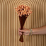 Zalmkleurige Glixia  droogbloemen | Lengte ± 50 centimeter | Gewicht ± 50 gram