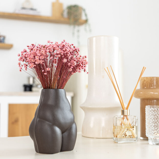 Light Pink Glixia Dried Flowers | Length ± 50 centimetres | Weight ± 50 grams