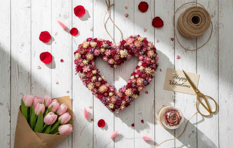 Valentijn bij MyFlowers.shop: Laat Liefde en Creativiteit Bloeien